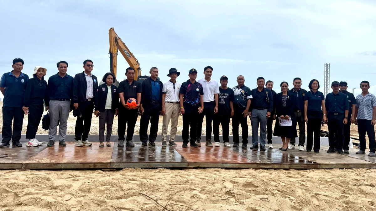 พังงาเดินหน้าปรับสนามบอลชายหาดน้ำเค็ม คืบ 60% ก่อนรับเอเชี่ยนคัพ 12 ชาติ