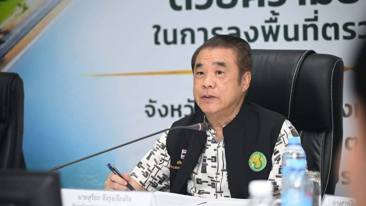 สุริยะสั่ง กยท.เร่งช่วยชาวสวนยางน้ำท่วมใต้ ชุมพรเดือดร้อนเกือบ 2 พันครัวเรือน