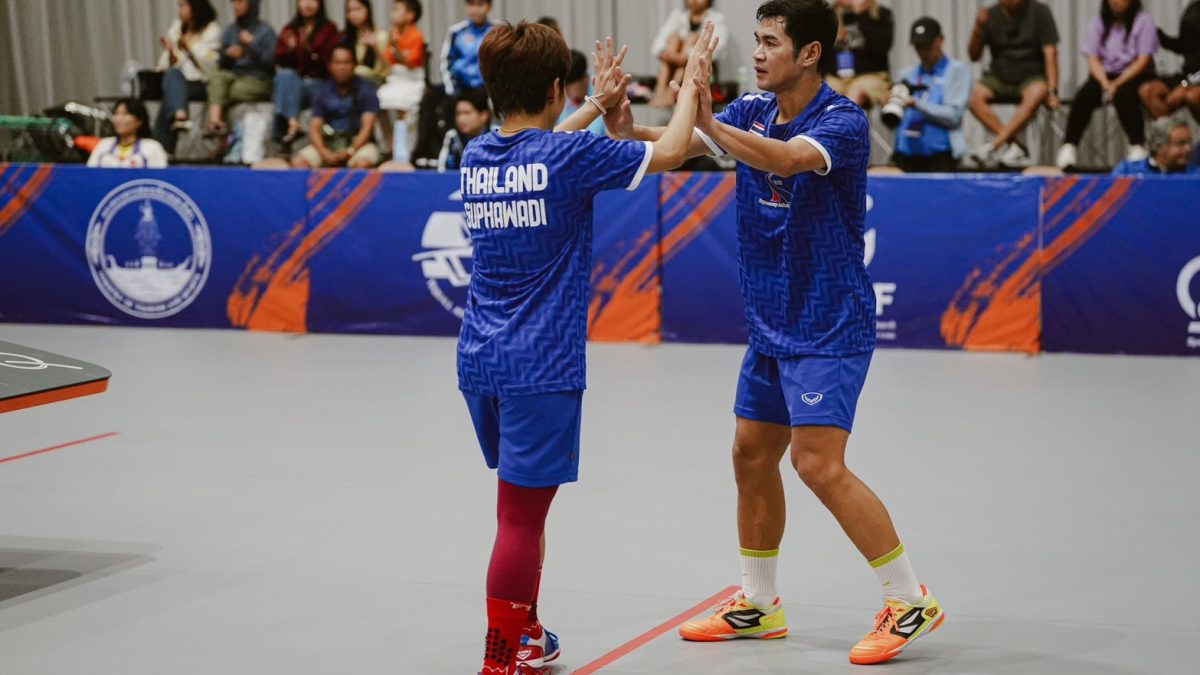 ต้น-นิด ทะลุรอบ 8 คู่ผสมเทคบอล เวิลด์ ซีรีส์ อยุธยา 2026