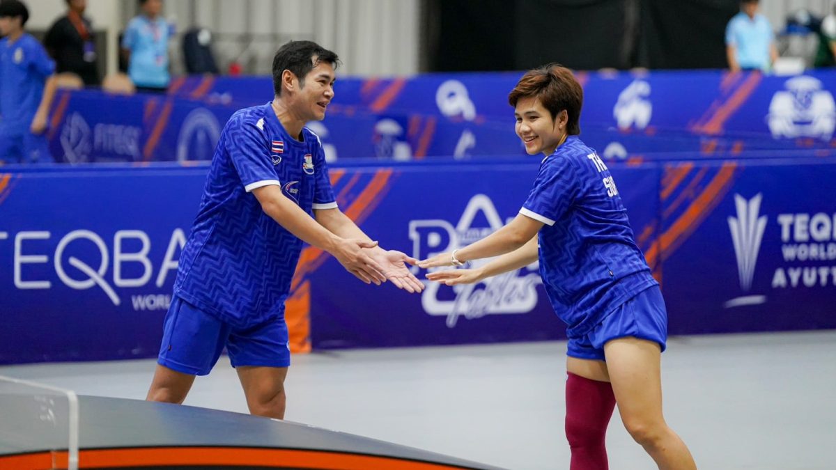 ต้น-นิด ทะลุรอบ 8 คู่ผสมเทคบอล เวิลด์ ซีรีส์ อยุธยา 2026